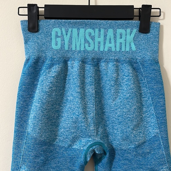 Gymshark Flex Cycling Bike Shorts Blue Size Medium - Picture 8 of 10